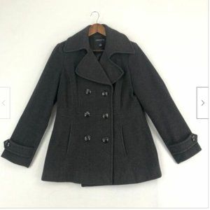 Dark Gray London Fog Peacoat